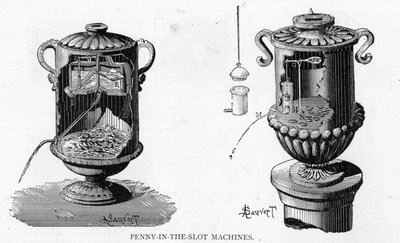 Ancient and Modern Vending (Penny-in-the-Slot) Machines by Albert Sauvert